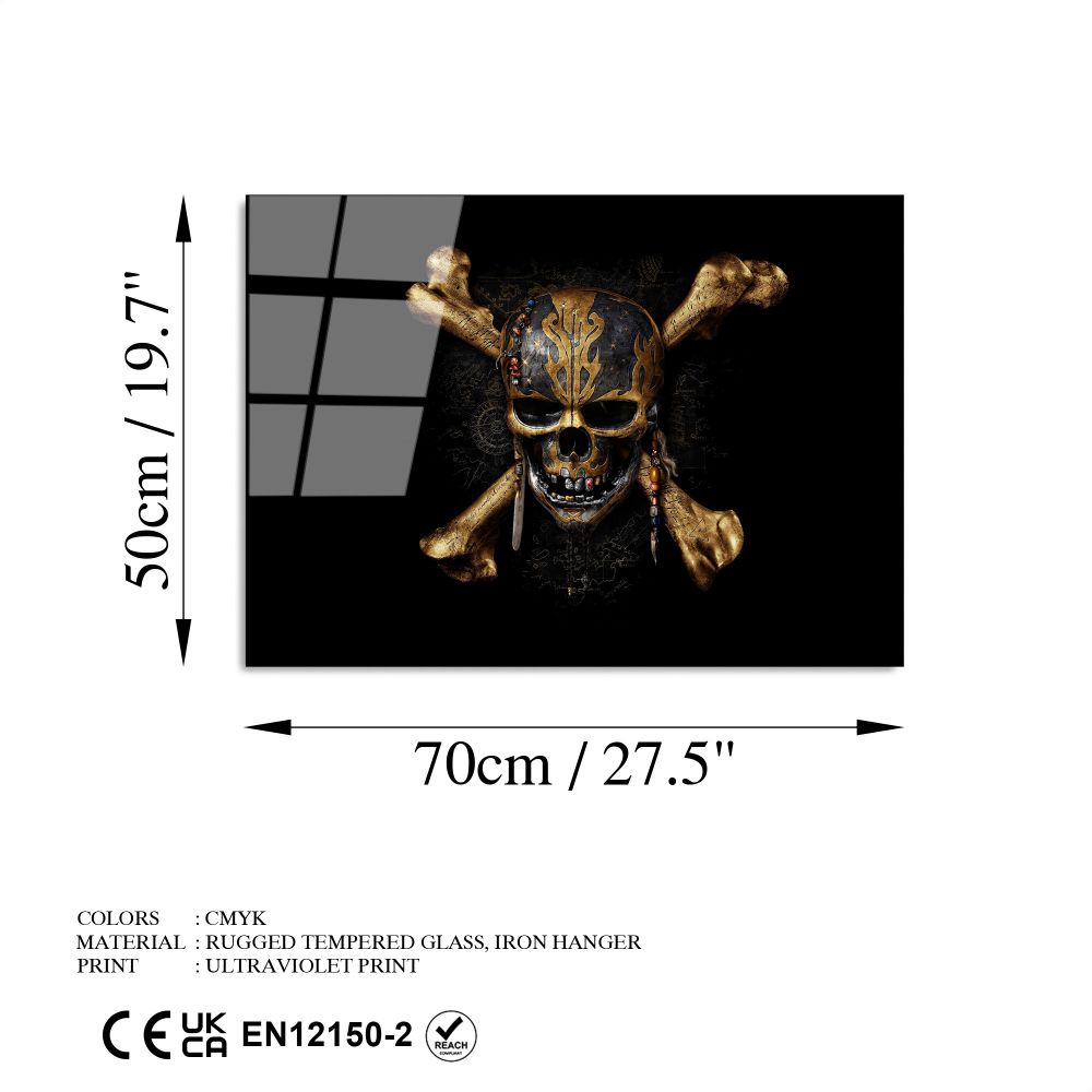 UV-336 Dekorativna Slika na Kaljenom Staklu, 50 x 70 cm, Višebojna slika 8