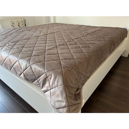 Mekani prekrivač Soft cover Kapućino 200x200cm slika 1