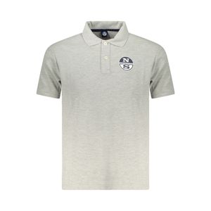 NORTH SAILS MEN'S SHORT SLEEVE POLO GREY