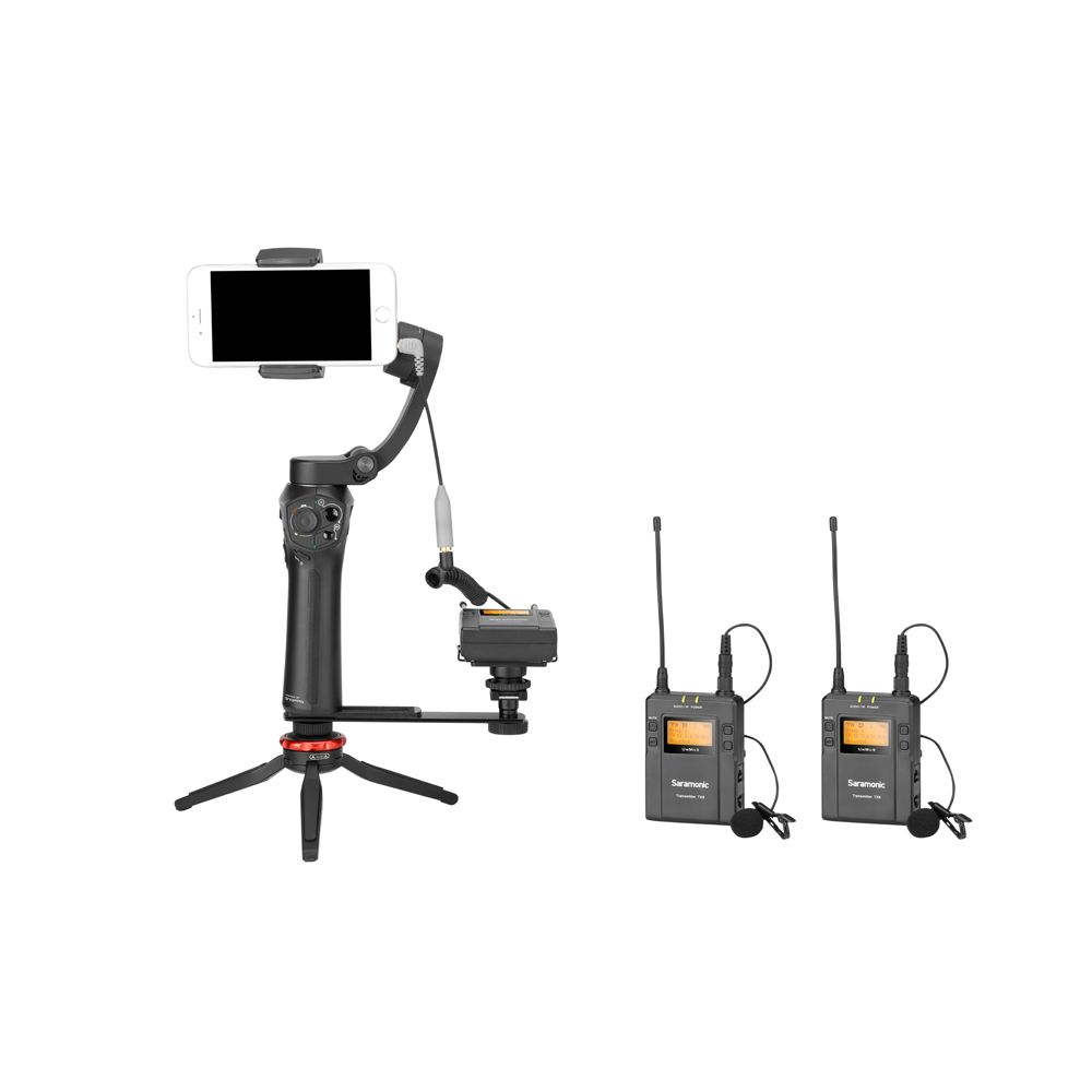 Saramonic UHF wireless mikrofon with 2 transmitters slika 3