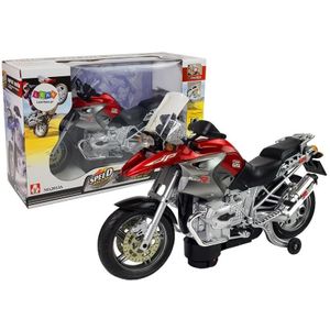 Battery-operated Motorcycle with Lights and Music Red