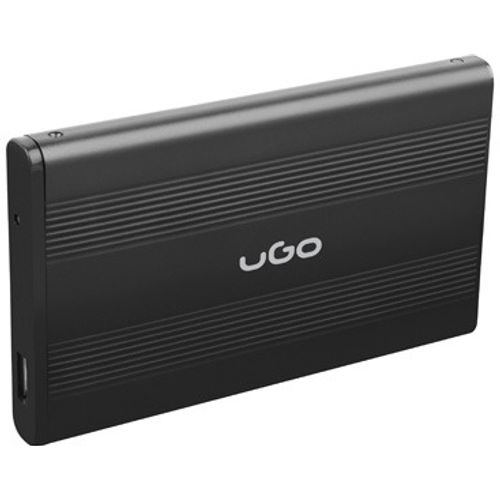 Natec UKZ-1003 UGO MARAPI S120, HDD/SSD External Enclosure 2.5",  SATA, USB2.0, Aluminium, Black slika 1