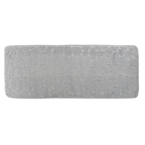 Tendance kupaonski tepih pebble 45x120 cm memorijska pjena, svjetlo sivi