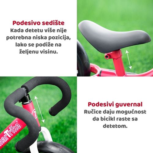 Smart Trike Bicikl Folding - Balance Bike Red slika 6