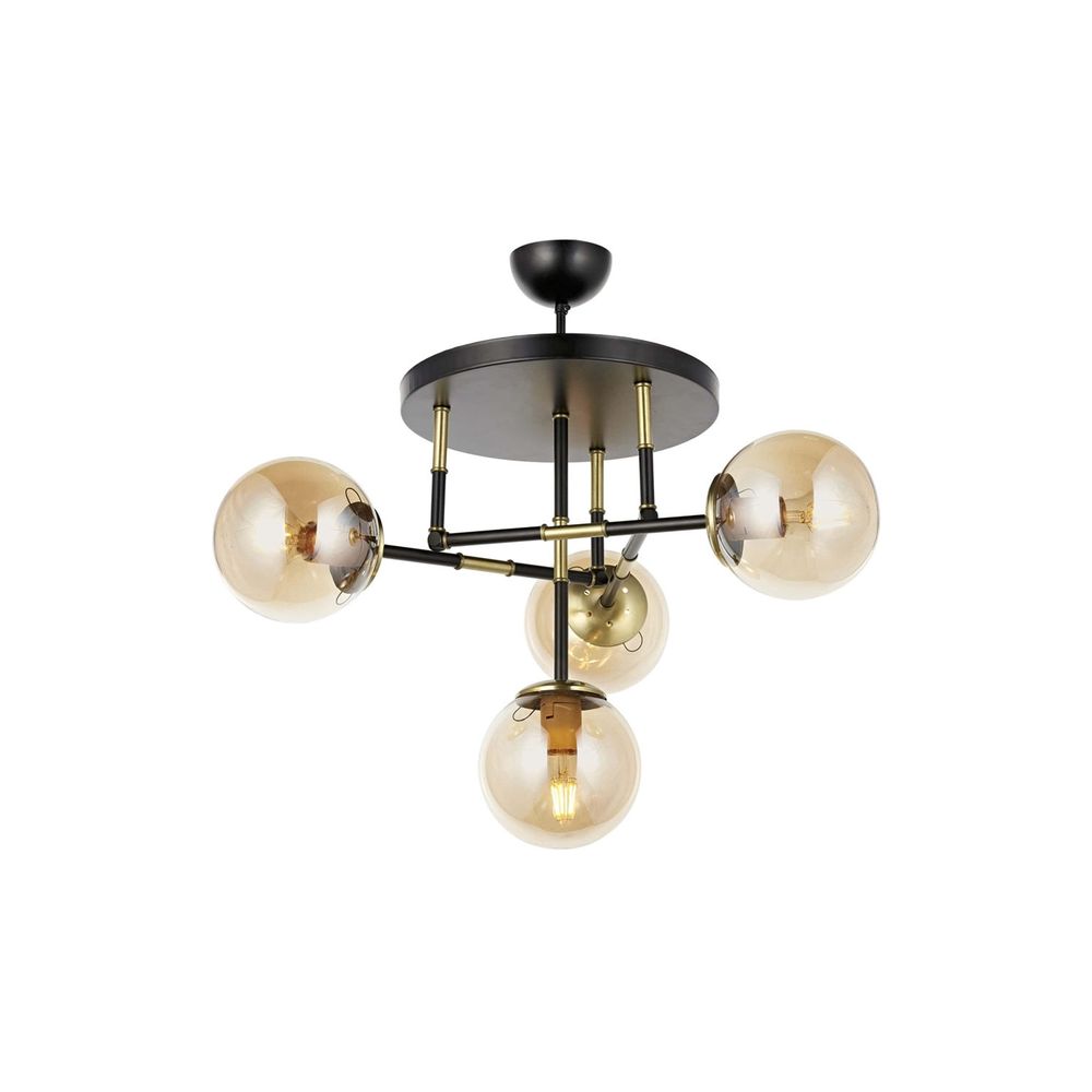 Luster AV-4331-4T-BSY u Crno-Zlatnoj Boji slika 2