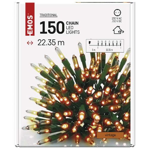 Emos LED svetlosni lanac - tradicional 150 LED 223m MTG-D4AW12 slika 3