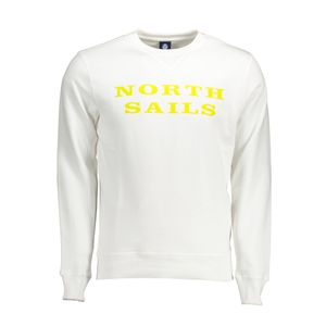 NORTH SAILS SWEATSHIRT WITHOUT ZIP MAN WHITE