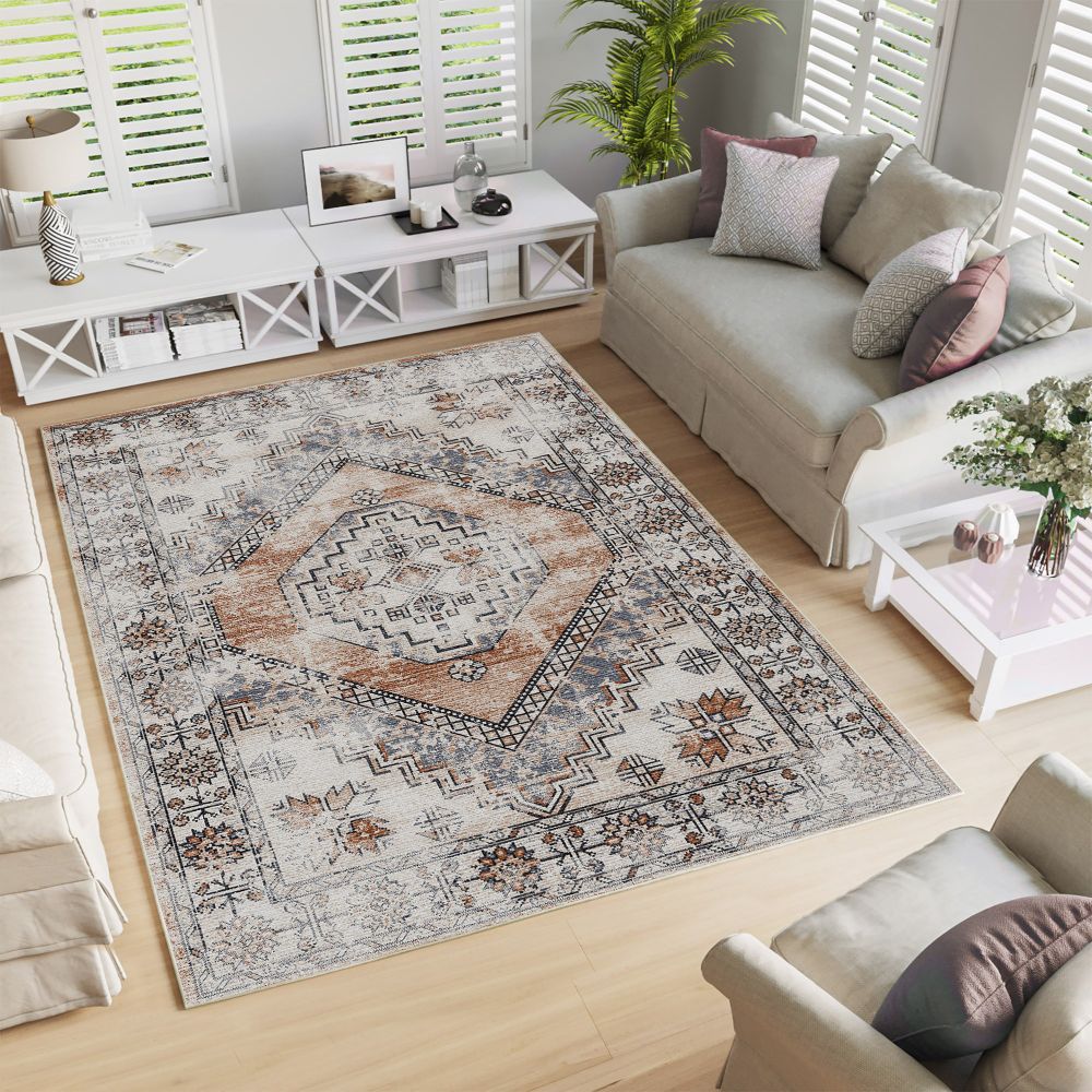 Elegantni Bijeli Tepih Woopamuk322 (160 x 230) slika 1