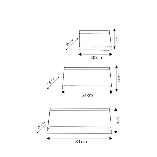 Düsseldorf L2061 Gold
White Wall Shelf slika 5