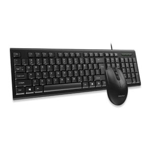 MEETION C100 SET 2U1, ŽIČNA TASTATURA + MIŠ, Crni