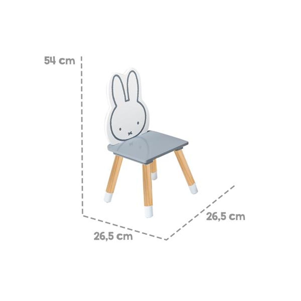 Roba Kids Drveni dječji sto i stolice Miffy slika 6