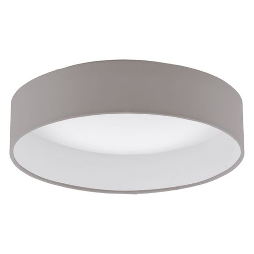 Eglo Palomaro plafonjera/1, led, 11w, 950lm, prom 320, plastika/tekstil smeđa  slika 1