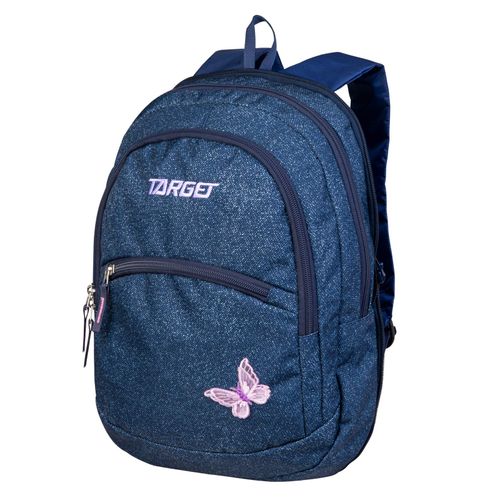 Target ruksak 2u1 Curved denim butterfly  slika 2