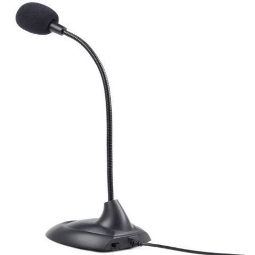 MIC-205 * Gembird Desktop mikrofon, savitljivo telo, black, 3.5mm sa prekidacem (249) slika 1