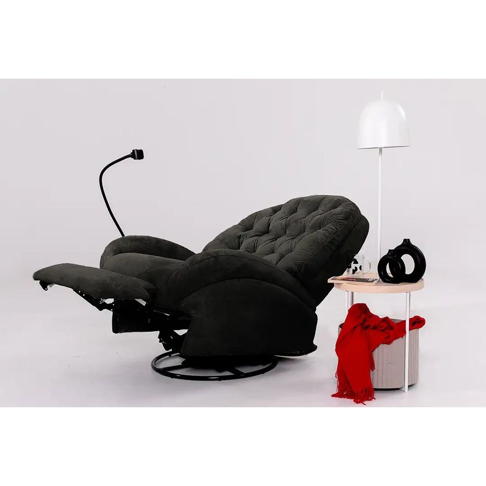 Električni Relax Fotelja Dream - Crna slika 2