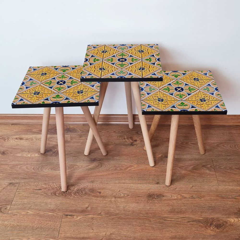 Nesting Table Set (3 komada) - Višenamjenski Stalak slika 1