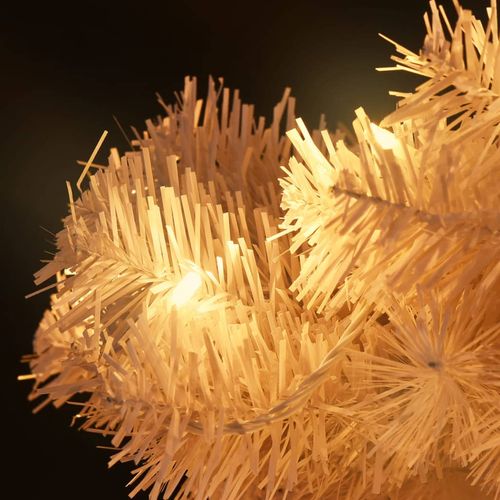 Spiralno božićno drvce sa stalkom LED bijelo 150 cm PVC slika 8