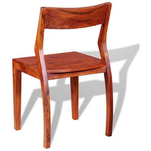 Blagovaonske stolice od masivnog bagremovog drva i šišama 2 kom slika 37