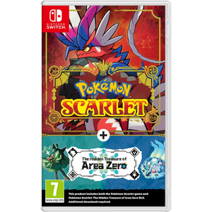 Pokemon Scarlet + Hidden Treasure of Area Zero DLC Switch