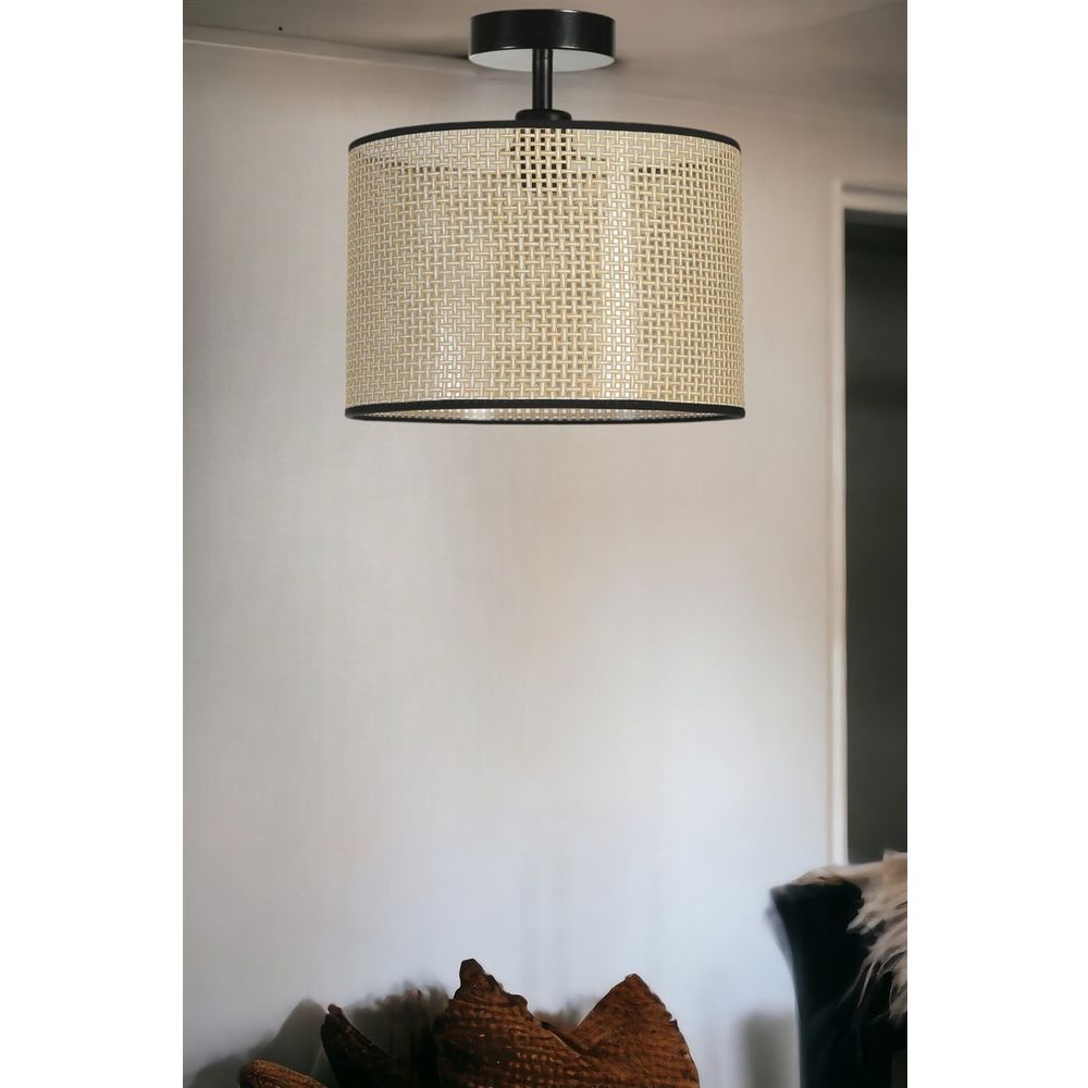 Petek Abajurlu Plafonyer Avize GoldBlack Chandelier slika 2