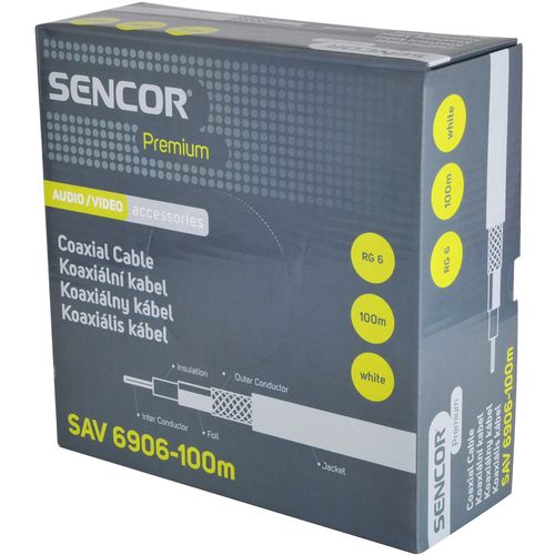 Sencor koaksijalni kabel SAV 6906-100m slika 4