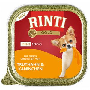 RINTI Gold Mini mit Truthahn&Kaninchen, hrana za pse s puretinom i zečetinom, 100 g