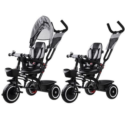 Tricikl Tiny bike 3 u 1 - Grey slika 6