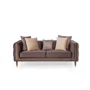 Olympus Brown 2-Seat Sofa