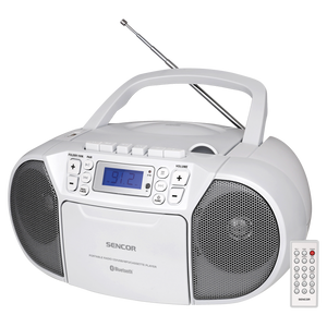 Sencor prijenosni radio SPT 3907 W s Bluetooth, CD, MP3, SD, USB i AUX podrškom