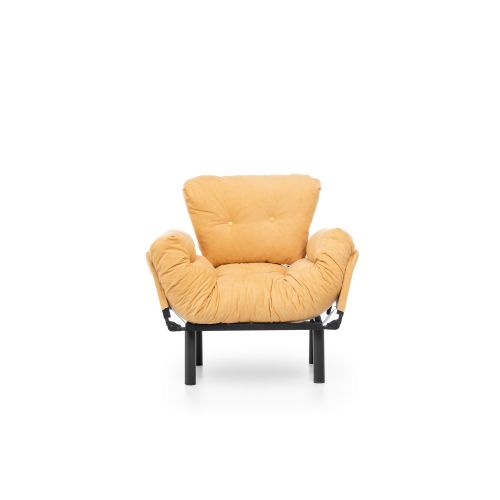 Atelier Del Sofa Fotelja, Senf, Nitta Single - Mustard slika 3