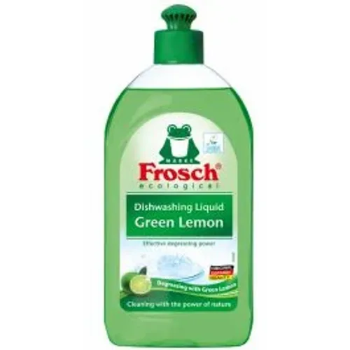 Frosch tečnost za pranje posuđa  GREEN LEMON 500ml slika 1