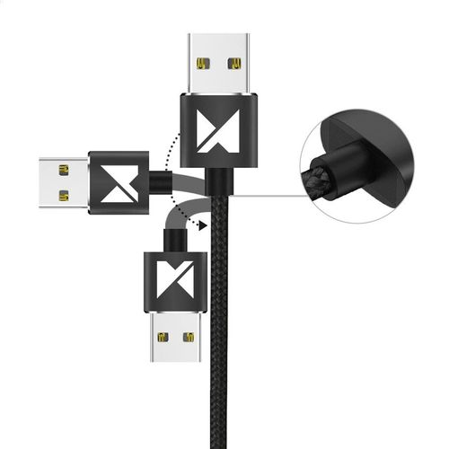 Magnetski kabel 3u1 USB / mikro USB / USB tip C / Lightning slika 4