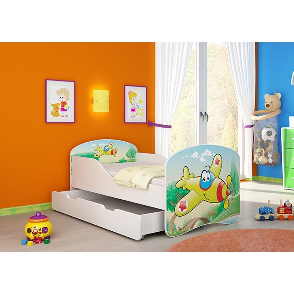 ACMA Dječiji krevet Acma I sa ladicom - 140x70cm - Dezen 29 slika 1