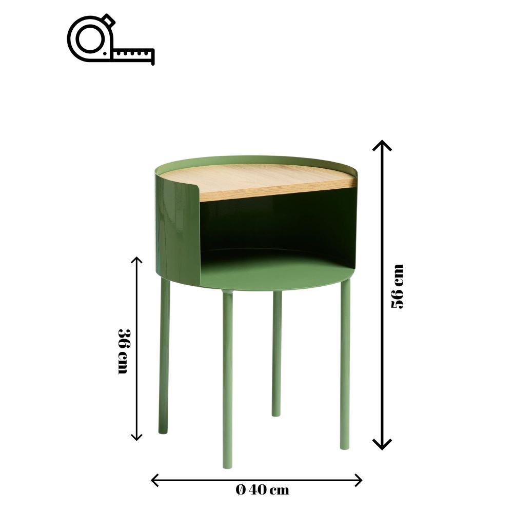 Stolić za pomoć "Espen" - boja: Matcha slika 7