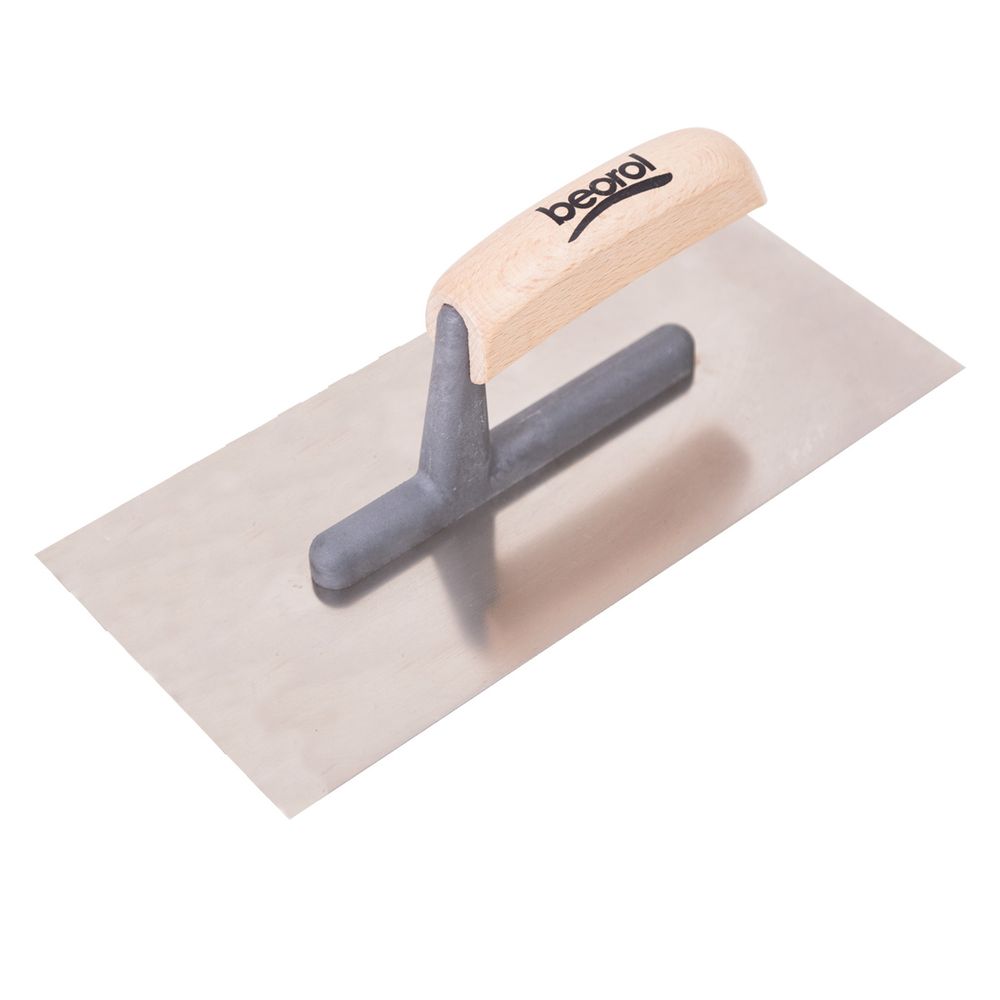 Beorol Gleterica Inox, drvena drška kratka osnova, 280x130mm slika 1