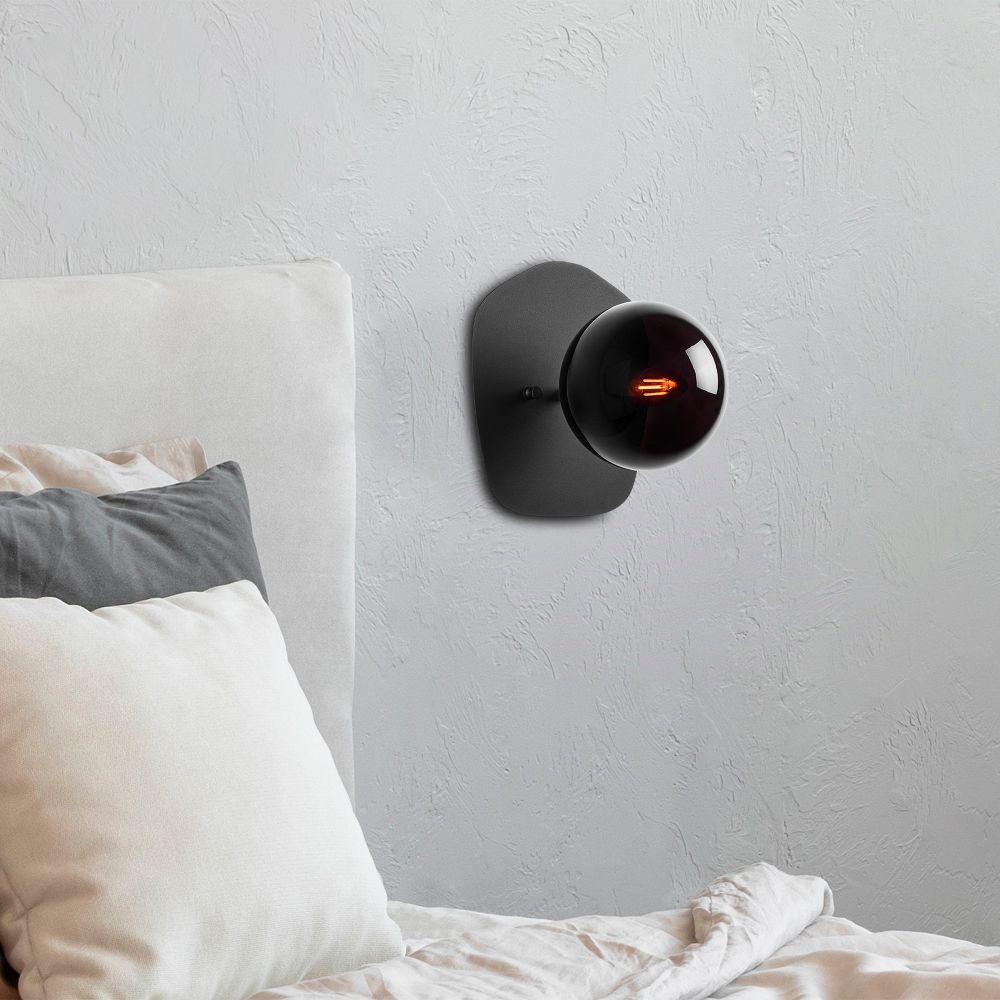 Well - 11675 Crna Zidna Lampa slika 1