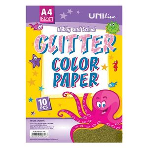 Octopus Papir gliter 250 g A4 UNL-0717 zlatni