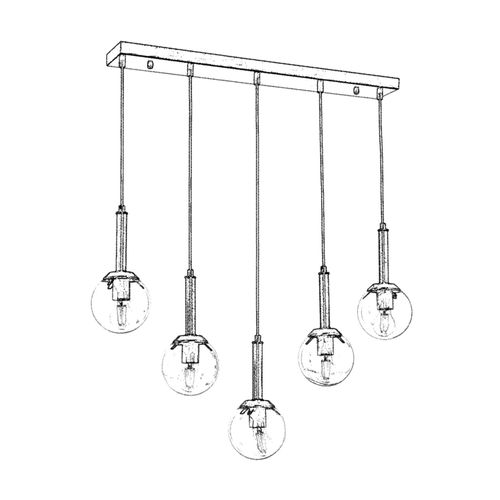 AV-1781-5EY Antiquation Chandelier slika 3