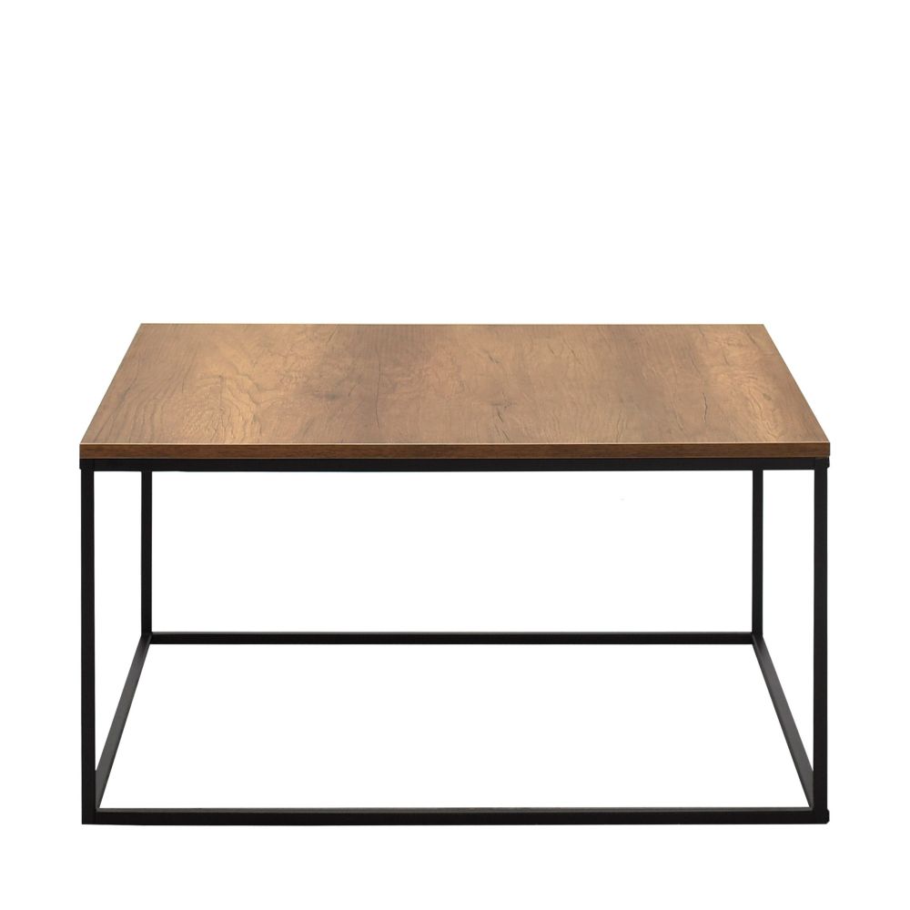Stol za kafu od orahovine Shp-980-Oo-1 s metalnim okvirom slika 2
