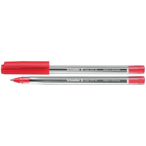 Kemijska olovka Schneider, Tops 505 M, crvena slika 1