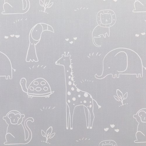 Fillikid podloga za prematanje luxe soft 53x70x4 cm soft, Safary grey slika 2