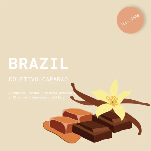 GOAT Story, Brazil Coletivo Caparaó kava, Integralno zrno (bez mljevenja), 500g slika 1