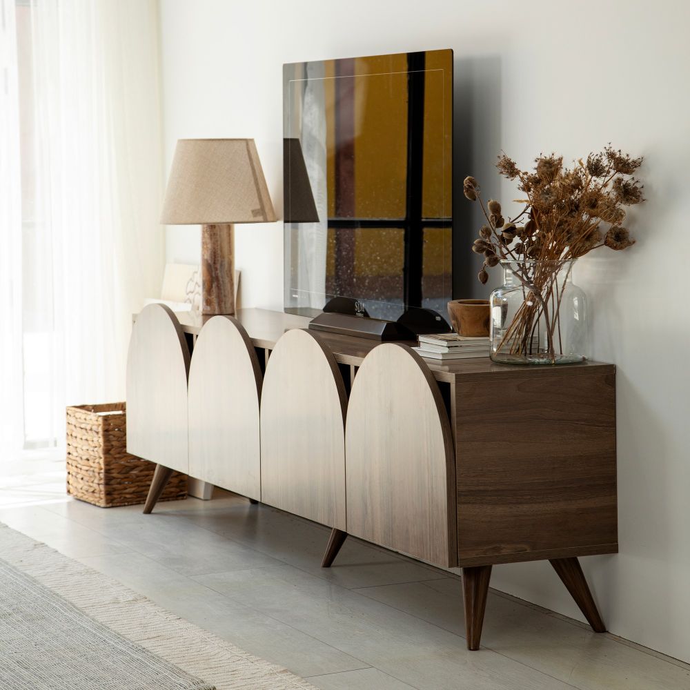 TV Stalak 'Mesta - Walnut v2' od Oraha slika 4