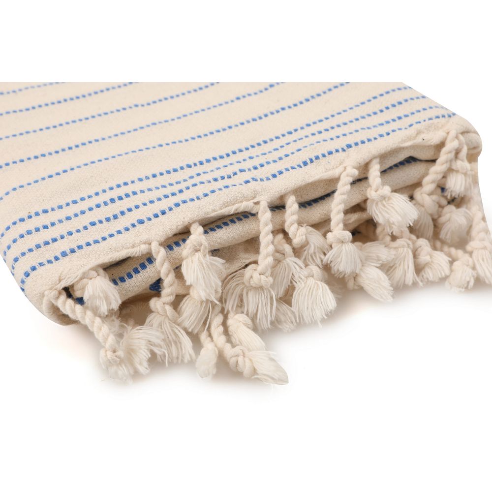 Capri - Plava Krem Fouta (Peškir za plažu) slika 6