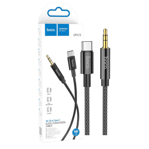 hoco. audio kabel USB type C na 3.5 mm, 1m, UPA19 Black