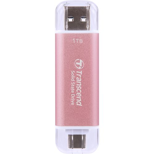 Transcend  TS1TESD310P 1TB, Portable SSD, ESD310P, USB 10Gbps, Type C/A,Pink slika 1