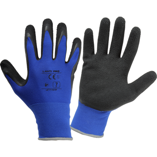 Lahti latex rukavice crno-plave l211707p, "8" slika 1