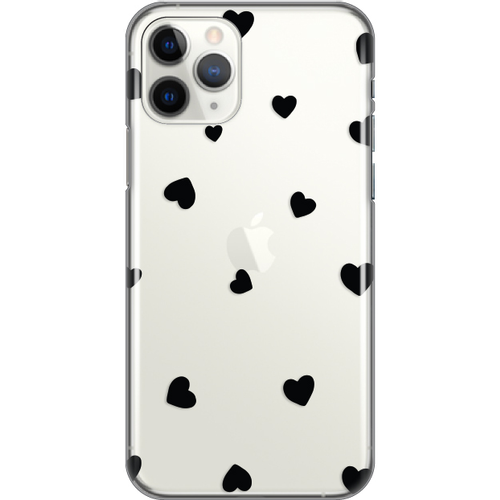 Torbica Silikonska Print Skin za iPhone 11 Pro 5.8 Hearts slika 1