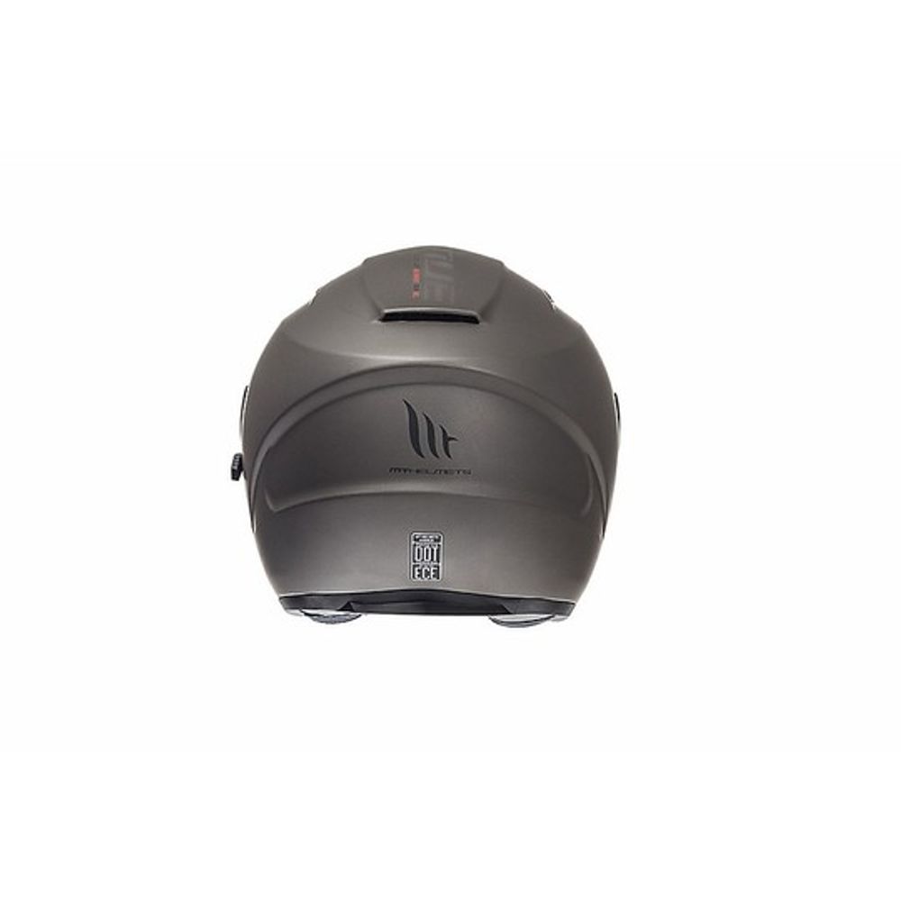 MT Helmets vizir za moto kacigu MT Avenue SV Solid Matt Titanium slika 3