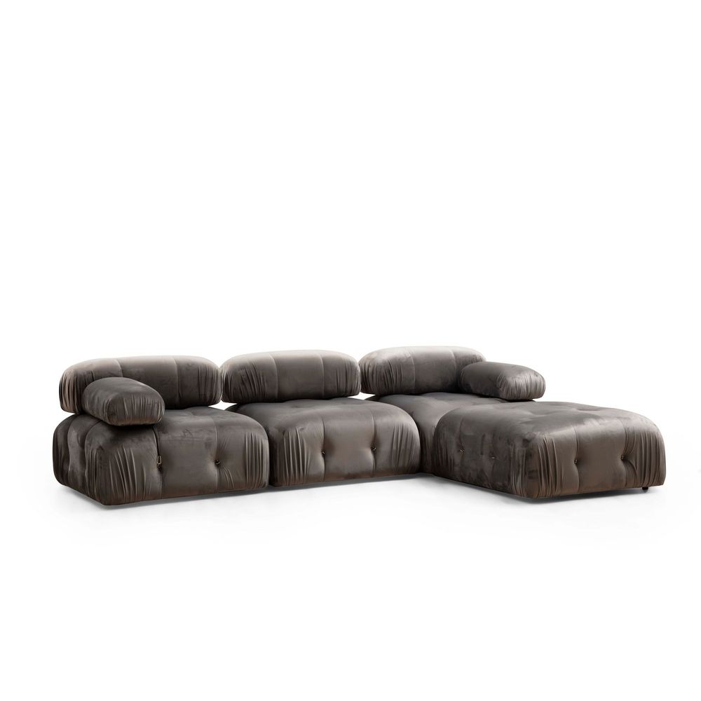 Bubble Pouffe - Sivi Tufet slika 2